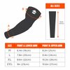 Chill-Its By Ergodyne L Gray Cooling Arm Sleeves Performance Knit Pair 6690